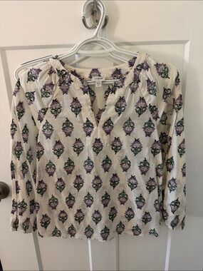 J. Crew Floral Blouse
